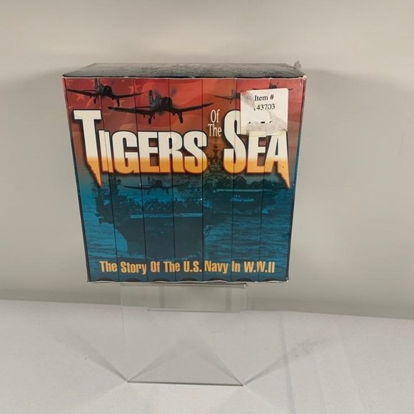 Sealed Tigers of the Sea 7 VHS Video Box Set The Story of the U.S. Navy in WW2 - Picture 1 of 3